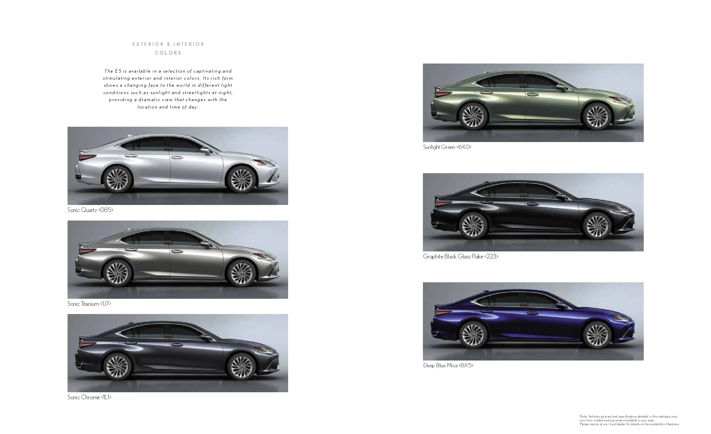 렉서스 ES 300h 차량 정보 이미지