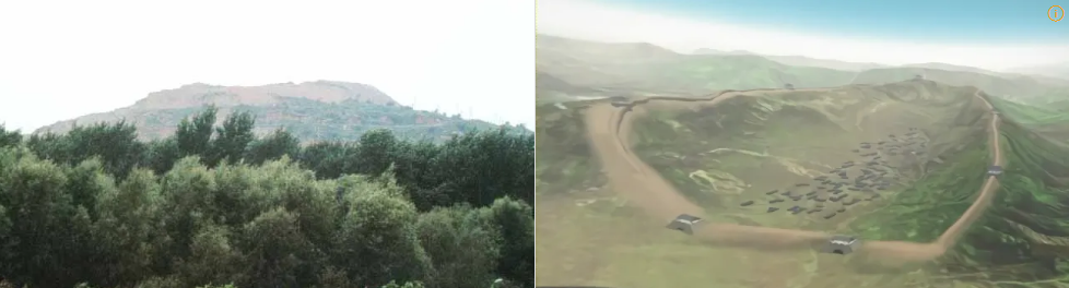 안시성 복원 이미지