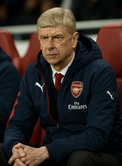 고심중인 아르센 벵거 감독