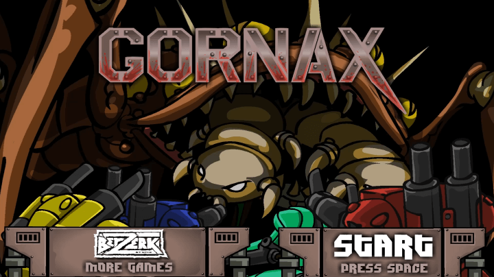 고낙스-로봇-플래시게임-메인-화면