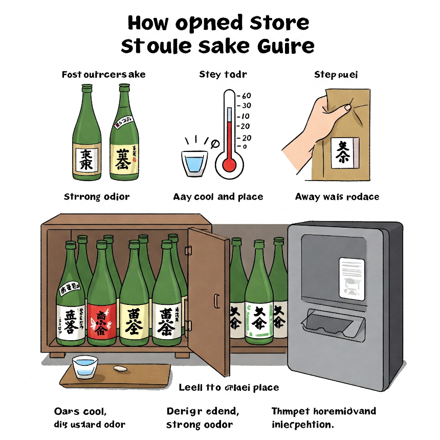 사케 보관 방법 총정리 맛과 향을 오래 유지하는 비법