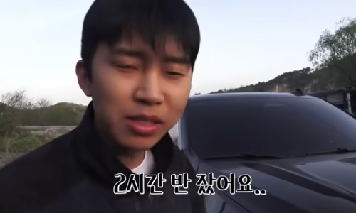 자다 말고 촬영 현장으로 출근한 임영웅