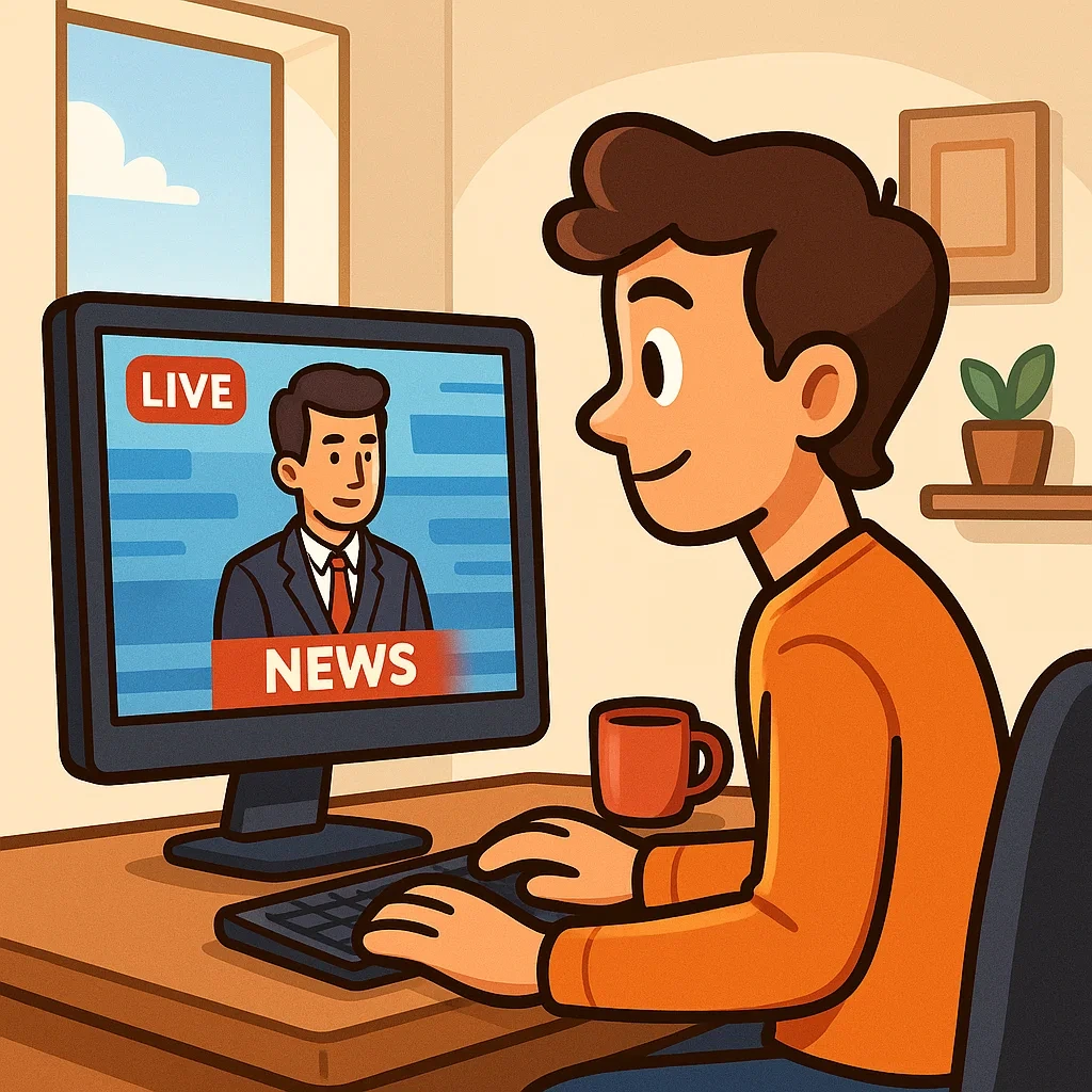 PC에서 연합뉴스 온에어 시청하기