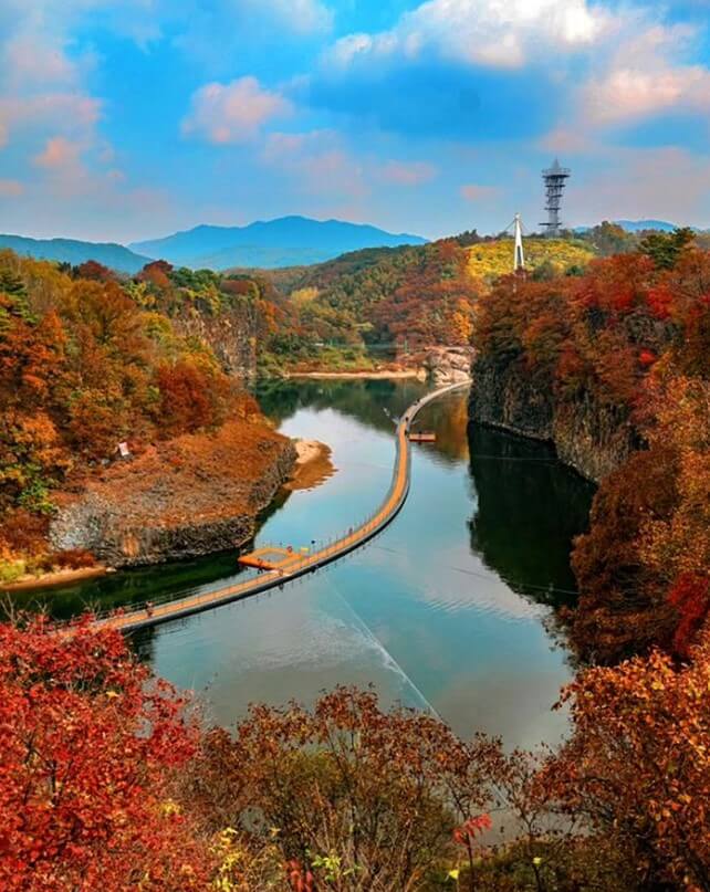 철원 한탄강 물윗길 주상절리