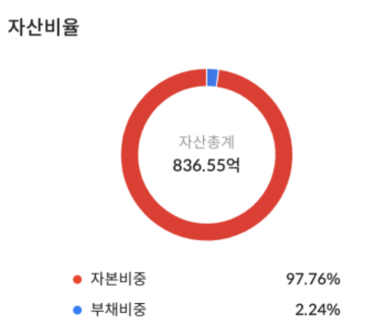 매출 및 자산 비율