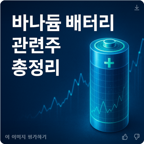 바다듐-배터리-관련주