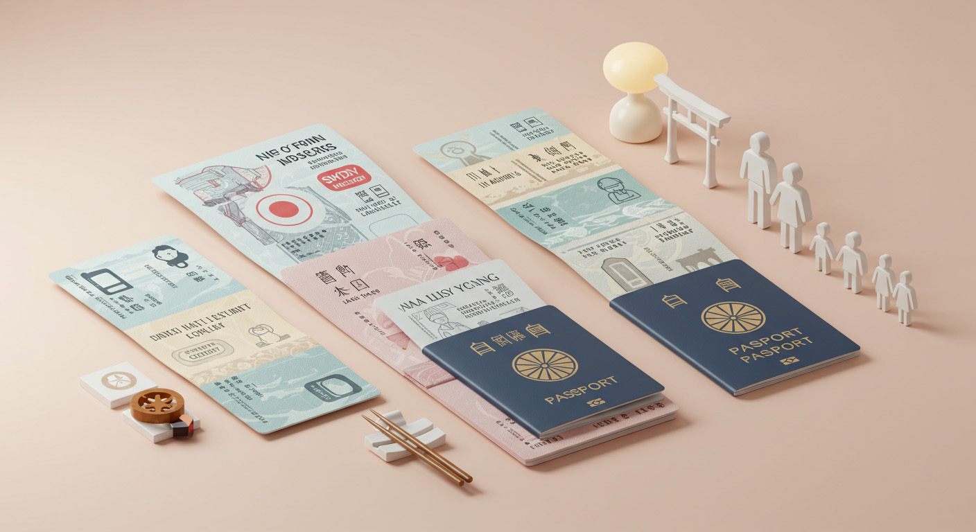 일본 장기체류 비자 종류 비교 🇯🇵: 유학? 취업? 이민? 목적별 완전 정리!