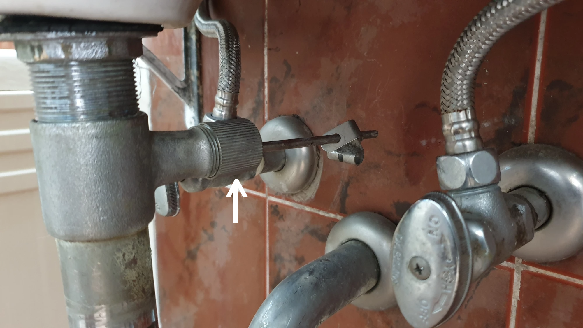 수동 폽업 마개 연결 대