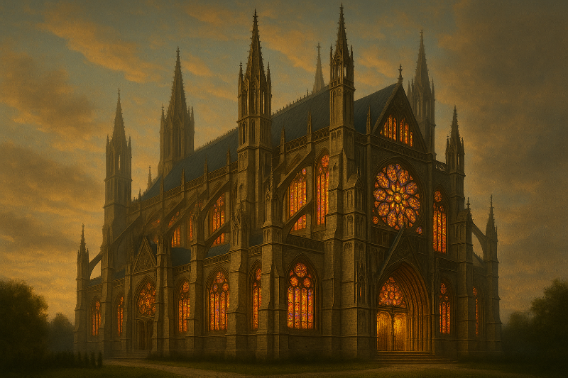 유럽의 고딕 성당과 종교 건축의 아름다움