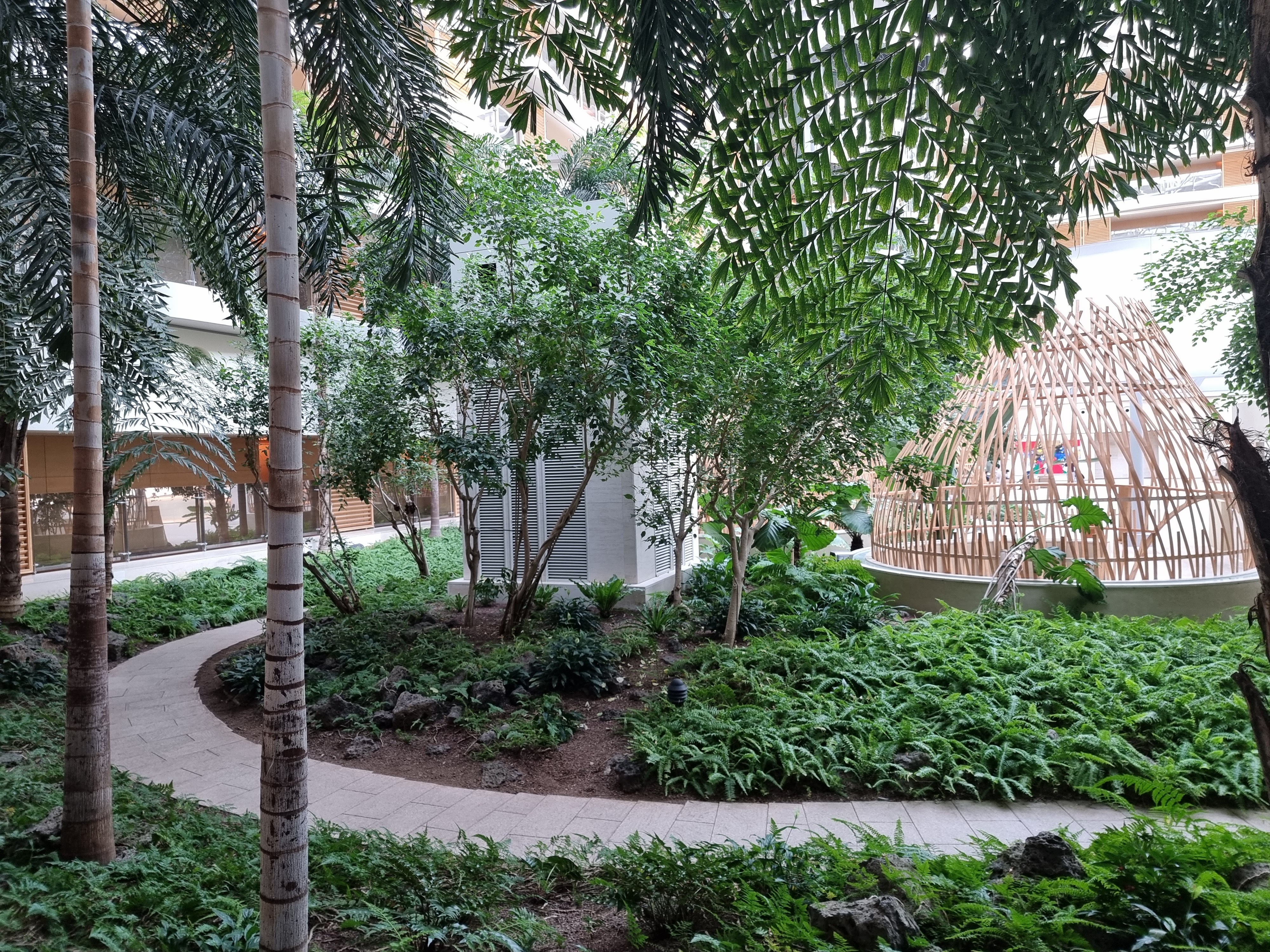 제주 해비치호텔 로비 곶자왈