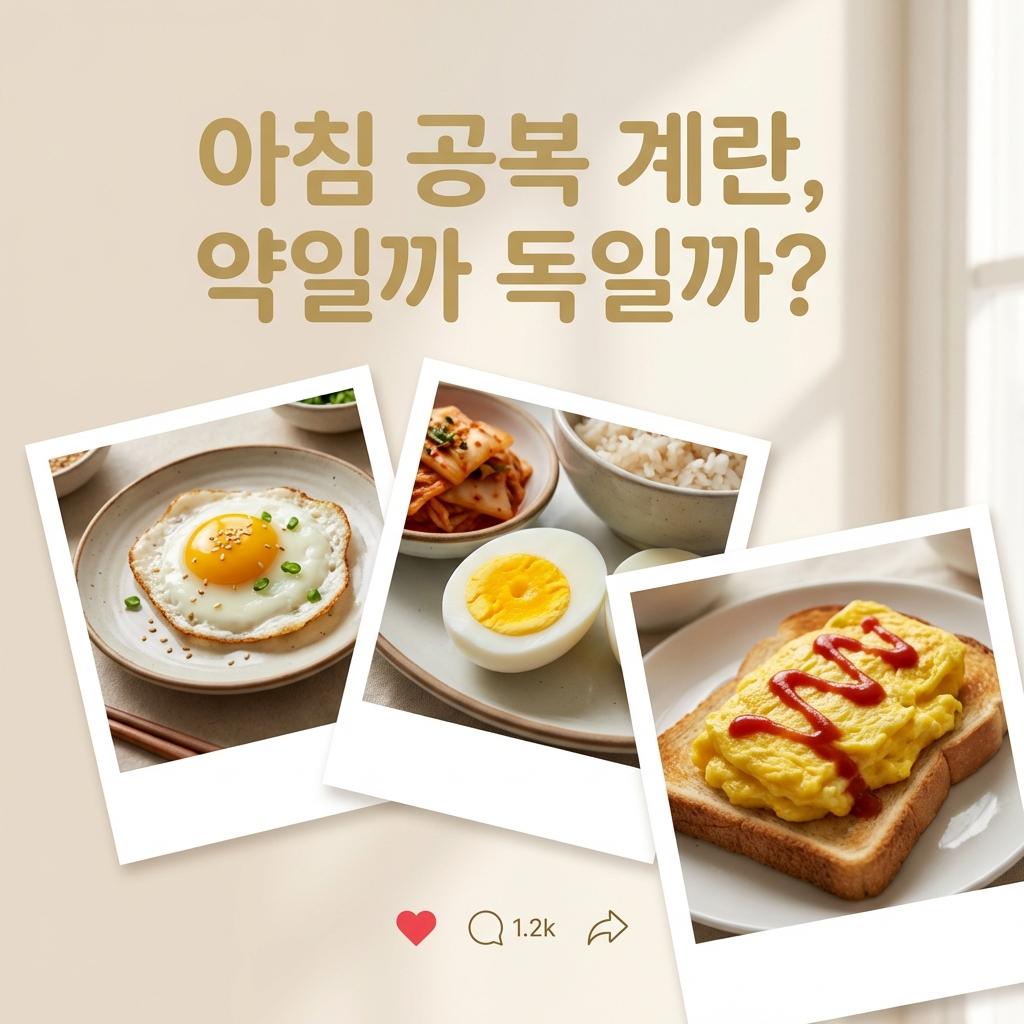 아침 공복 계란