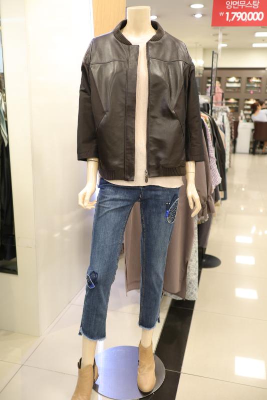 안지크 NC02 9부 양가죽 자켓 DD3LJ5980