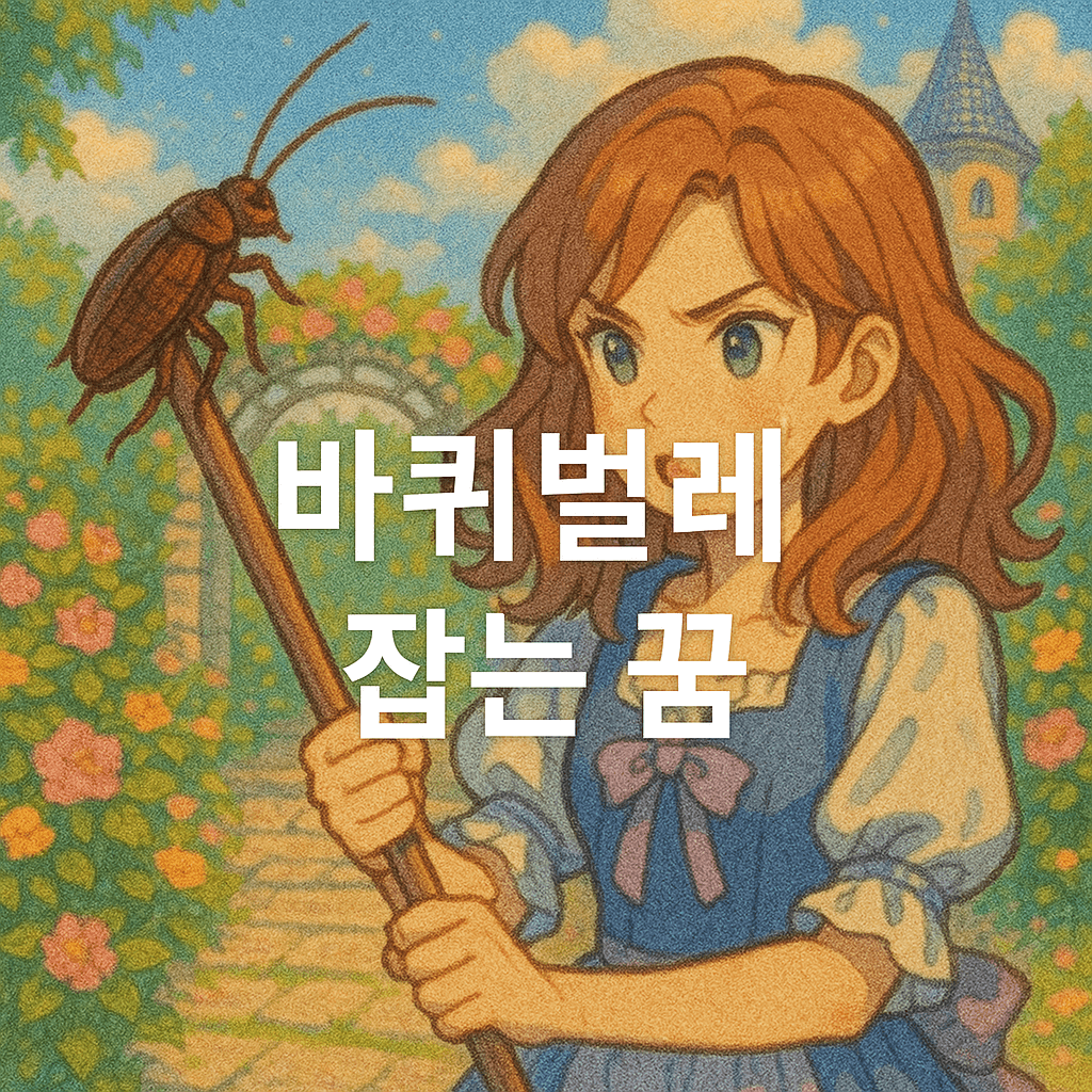 바퀴벌레 잡는 꿈 해몽