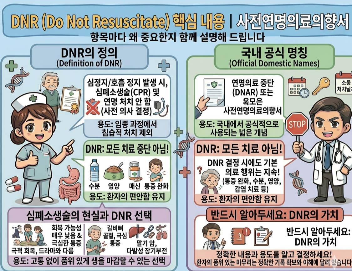 DNR(심폐소생술거부)서류