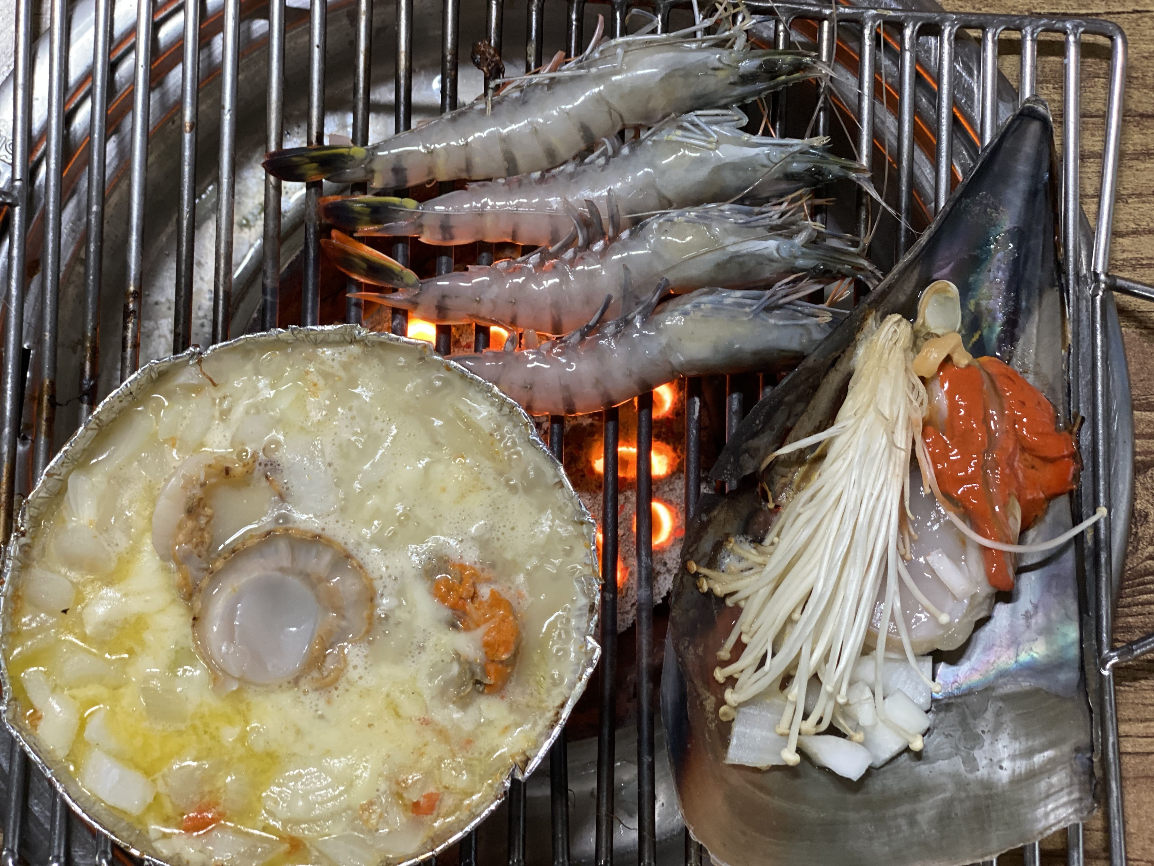 청미가-조개구이-대하구이