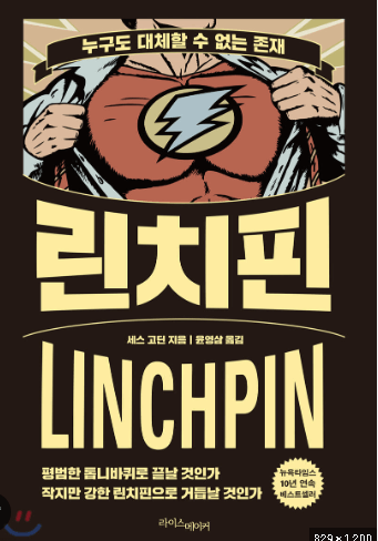 린치핀 종이책 전면 표지사진