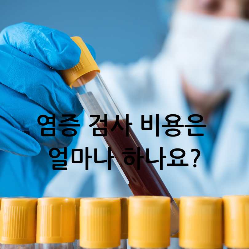 혈액검사 염증수치 검사 비용과 항목 비교