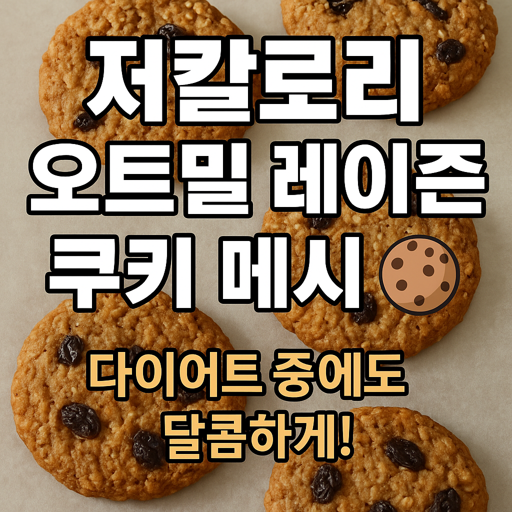 오트밀 레이즌 쿠키