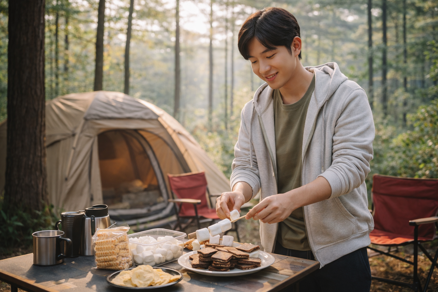캠핑 간식 추천 TOP 총정리입니다 (감성 캠핑을 완성하는 간식 가이드)