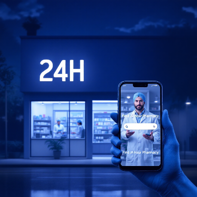 24시간 약국 찾기｜공공심야약국 이미지