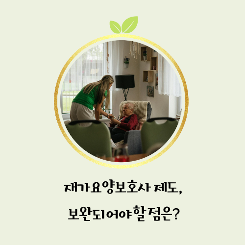 재가요양보호사 제도 보완되어야 할 점 _ 이미지