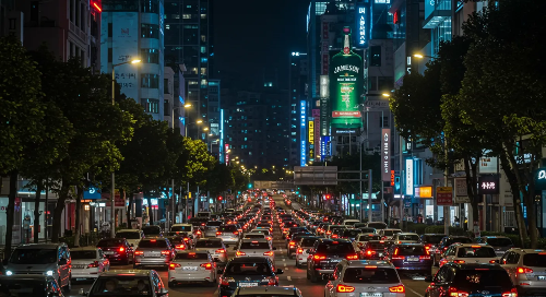 강남구 교통 체증