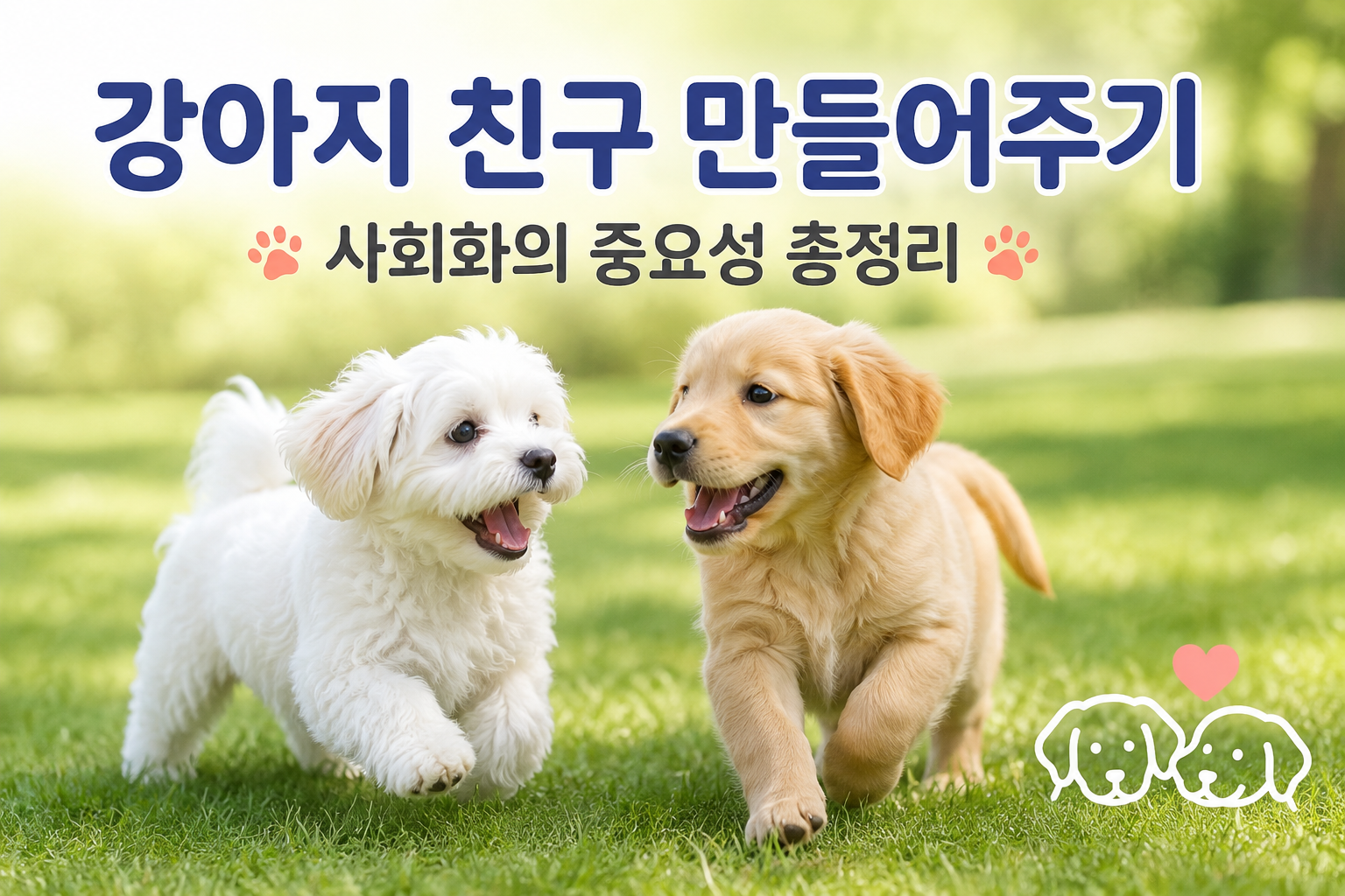 강아지 친구 만들어주기, 꼭 필요할까? 사회화의 중요성 총정리