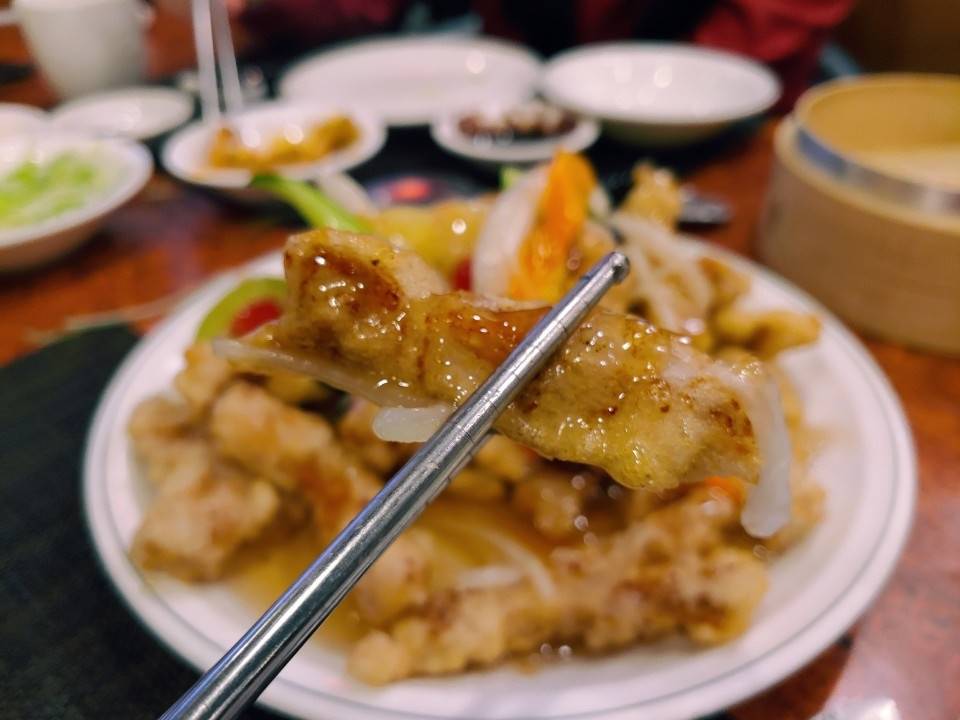 탕수육 한점