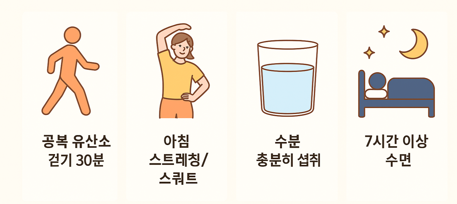 기초대사량을 높이는 생활 루틴