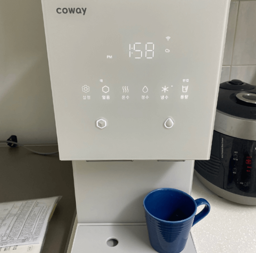 냉온정수기 전기세를 줄이기 위한 절전모드 설정준비 사진