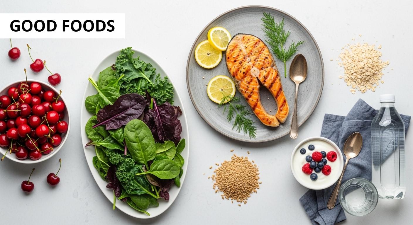 통풍 환자에게 좋은 또는 나쁜 음식, 좋은 운동은 무엇인가요?