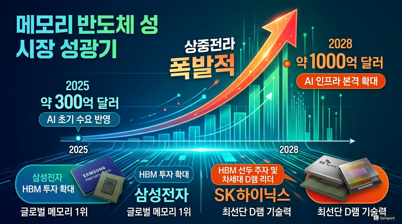 메모리 반도체 시장 성장 전망
