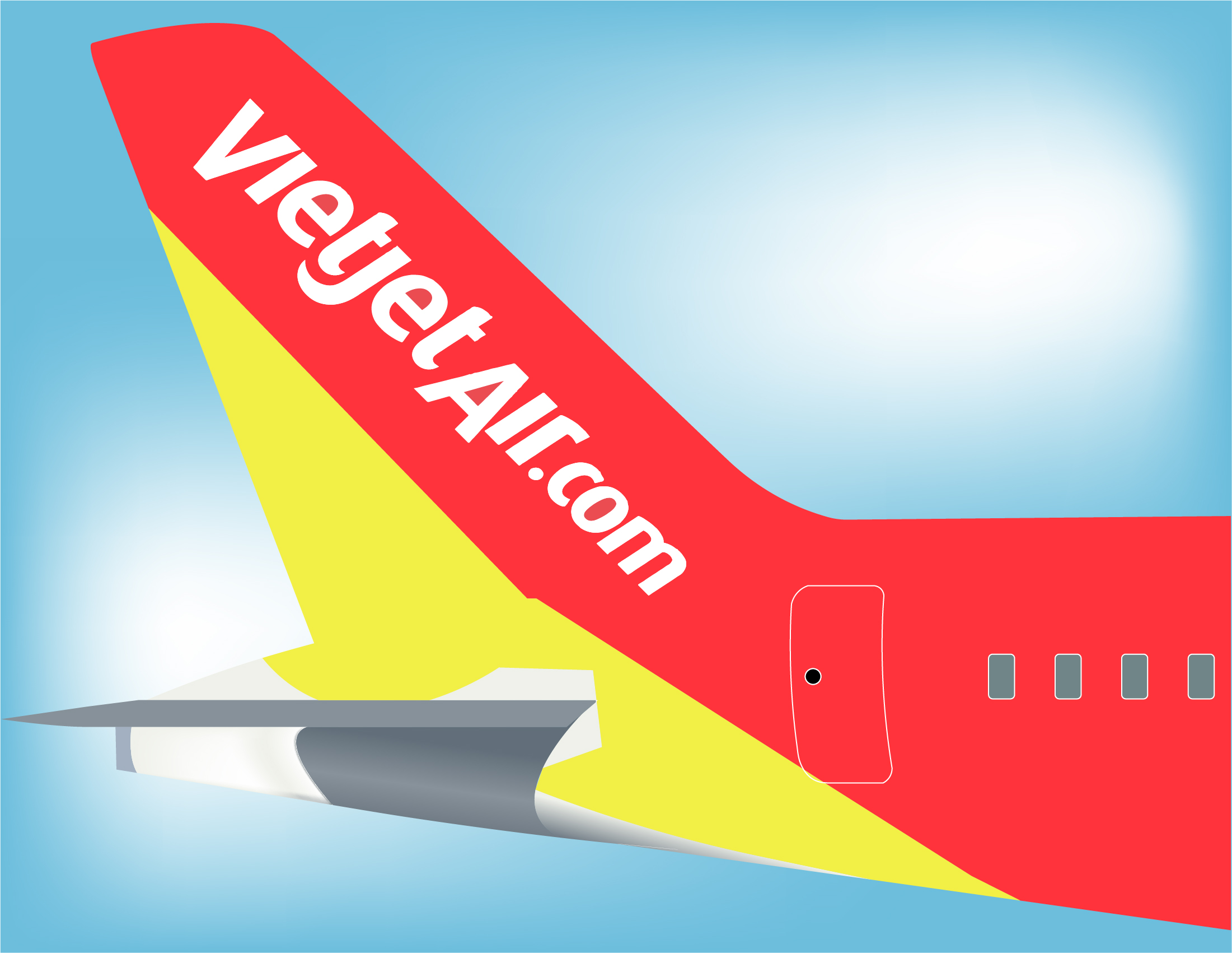 비엣젯 항공 일러스트레이션