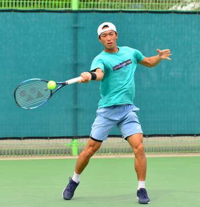 홍성찬 선수 경기 사진