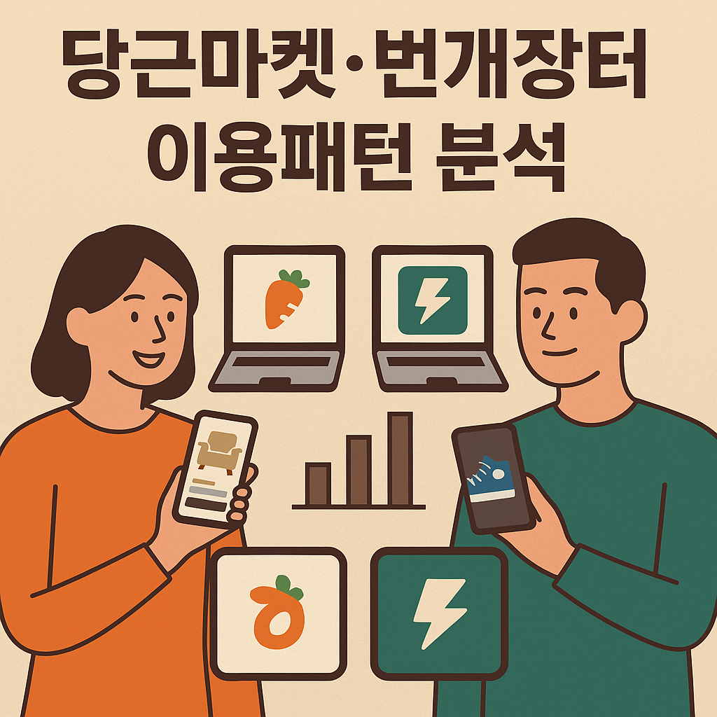 당근마켓·번개장터 이용패턴 분석