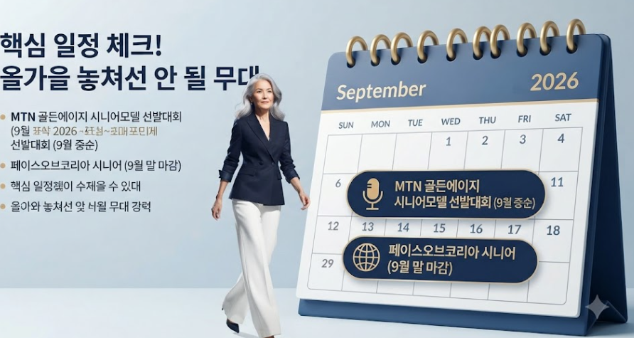 시니어 모델 오디션