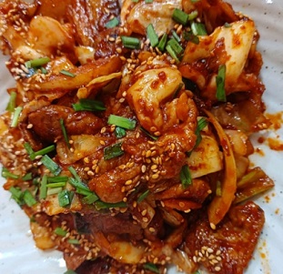 여주-송백보리밥-제육볶음