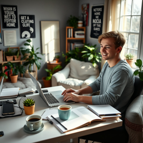 집에서 일하는 재택부업