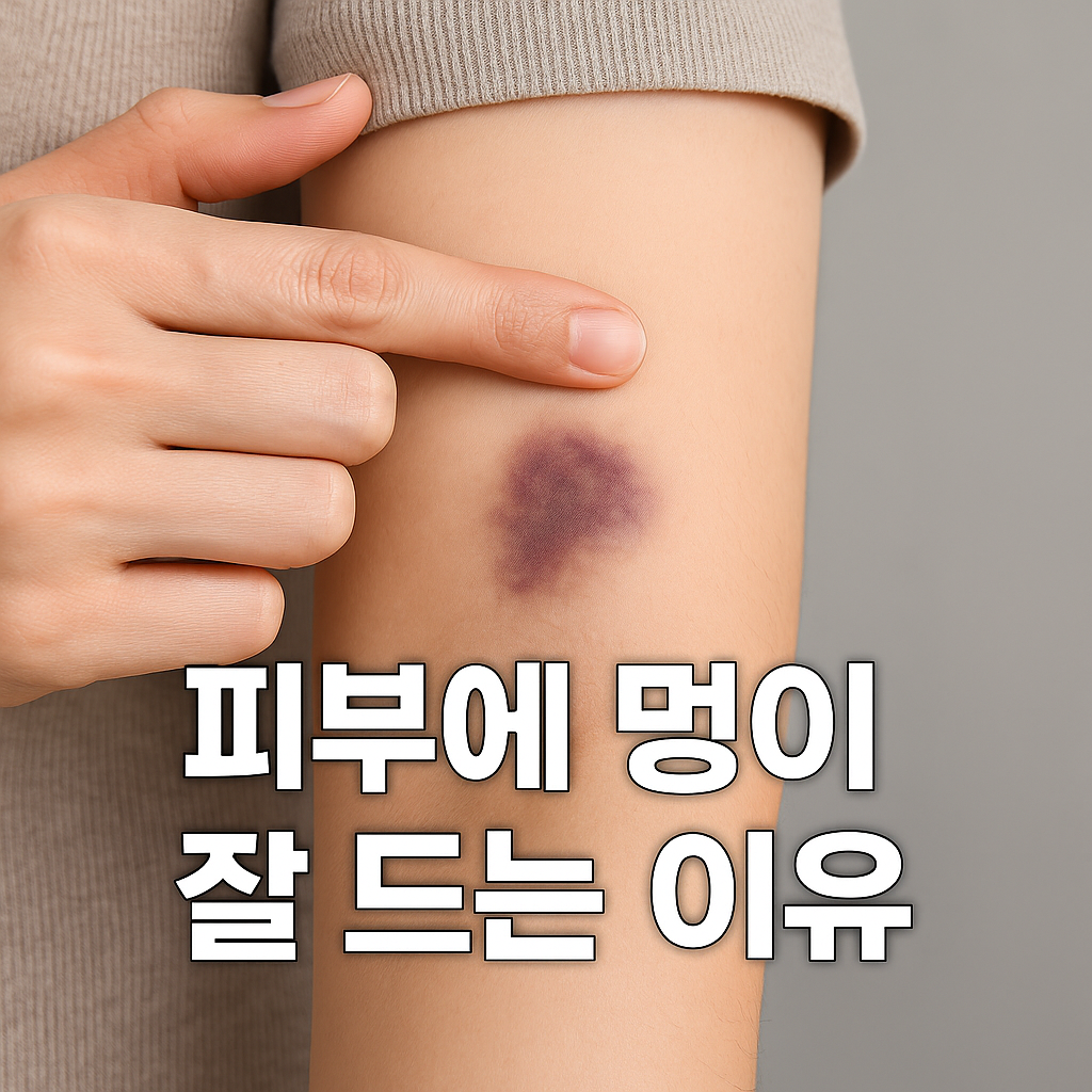 피부에 멍이 잘 드는 이유 7가지 혹시 건강 이상 신호일까