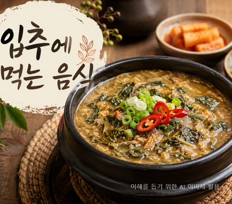 입추에 먹는 음식