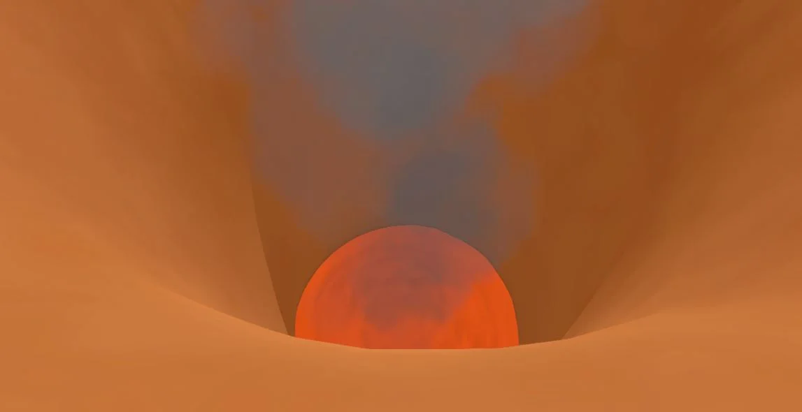 파인애플-온-게임-정상-안-쪽에-붉은-용암이-보이는...