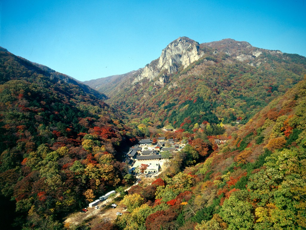 백암산 등산지도