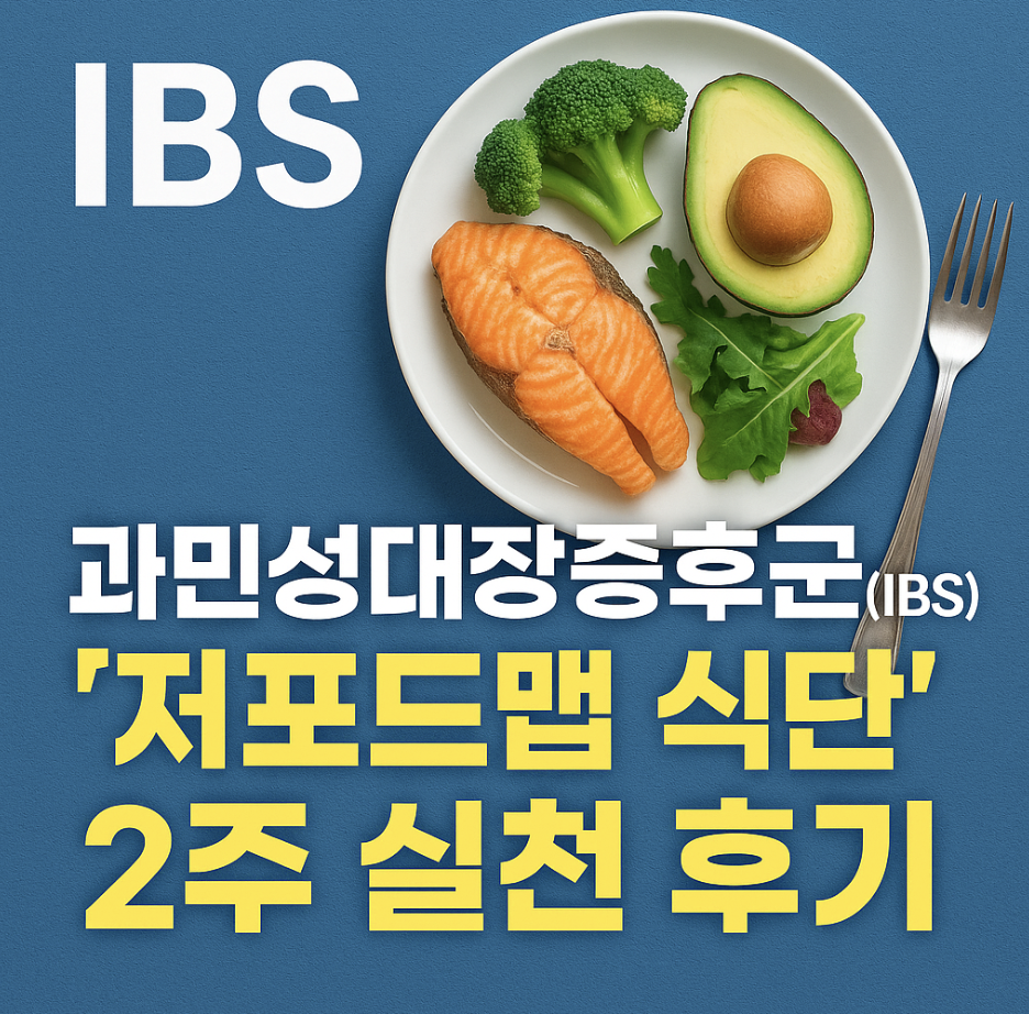 과민성대장증후군(IBS), '저포드맵 식단' 2주 실천 후기