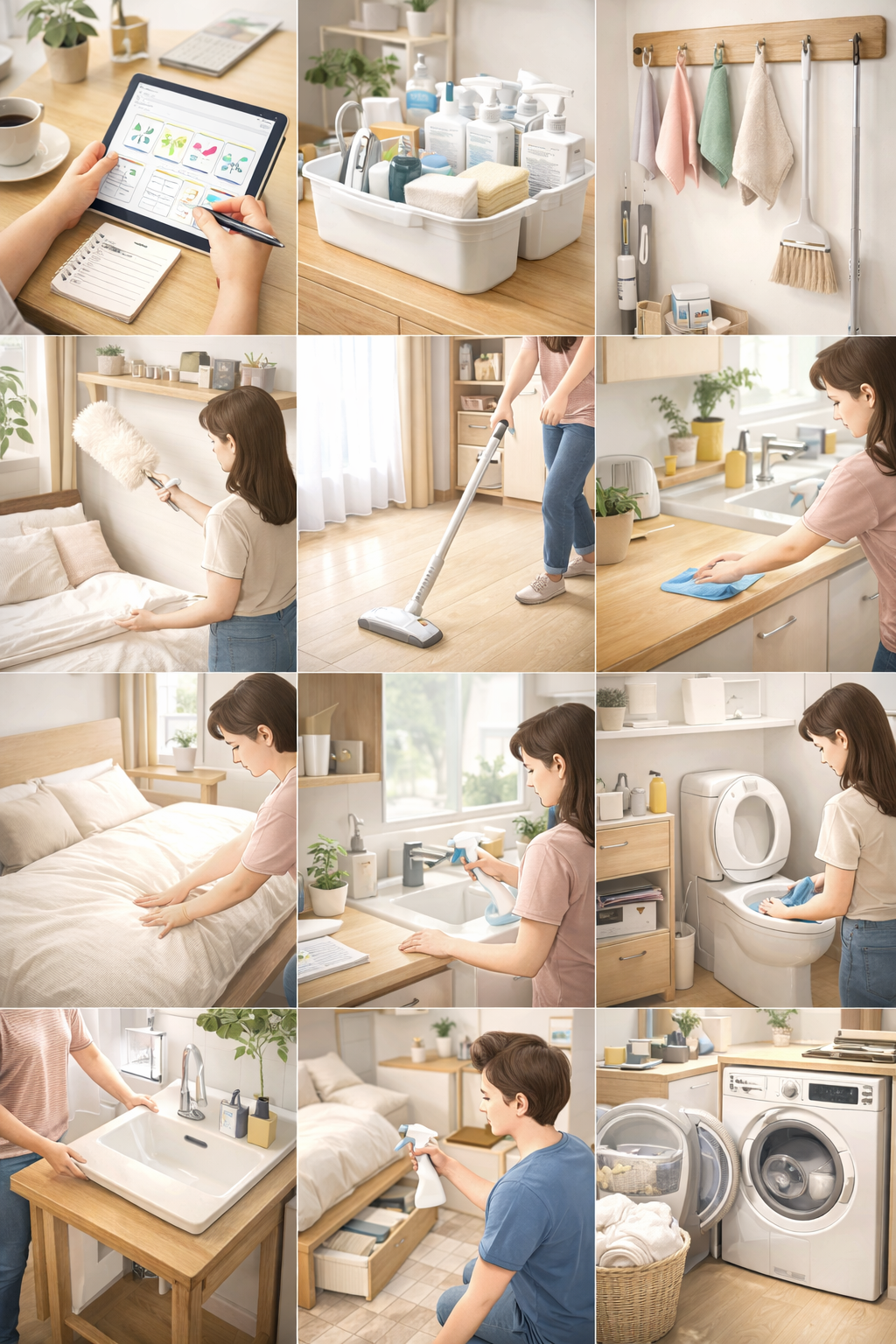 집 청소 루틴 만드는 방법 관련 사진