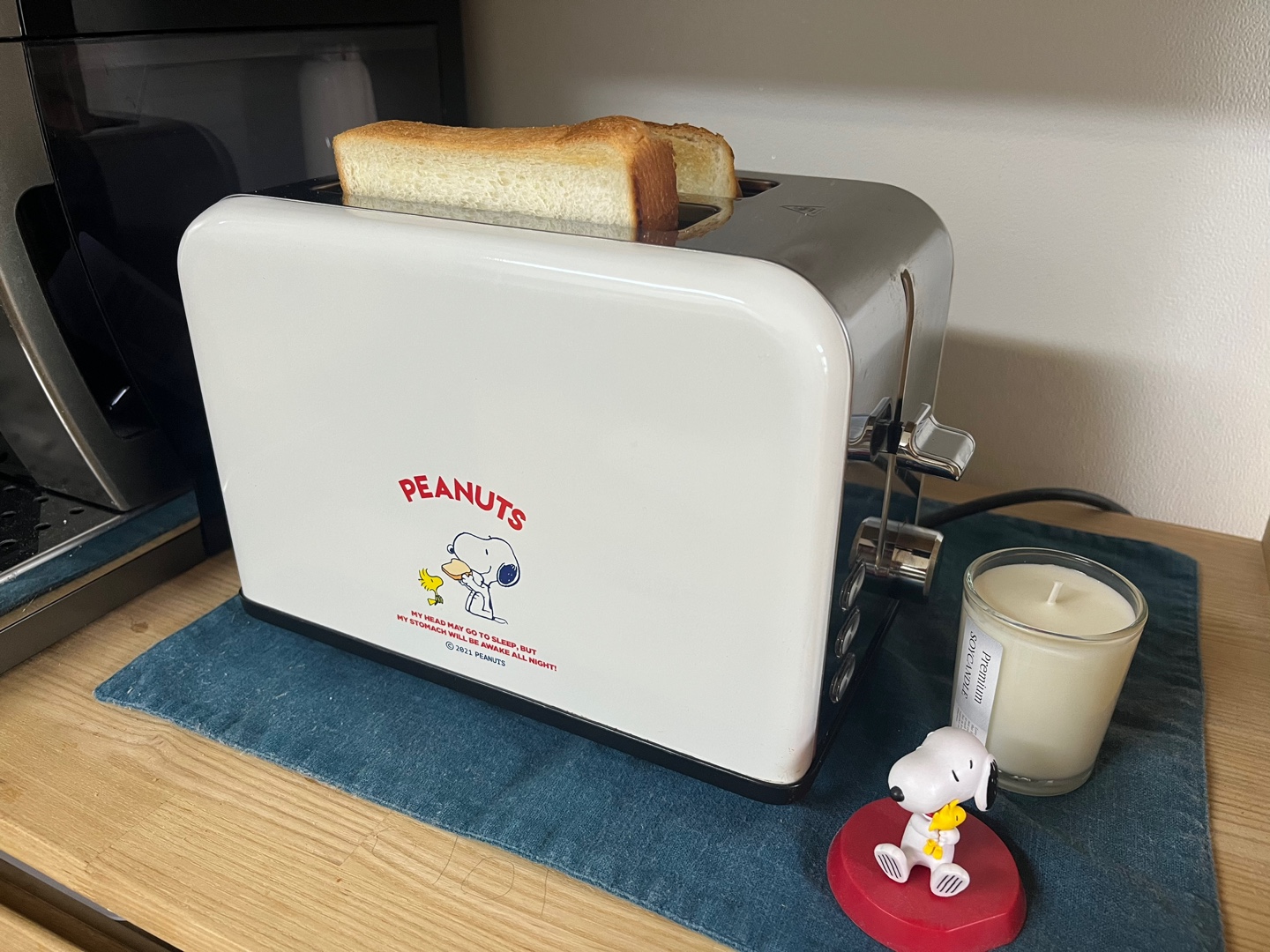 스누피 레트로 토스터기