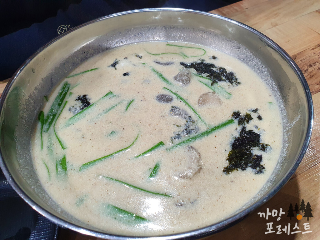 평창 메밀 막국수 들깨 옹심이