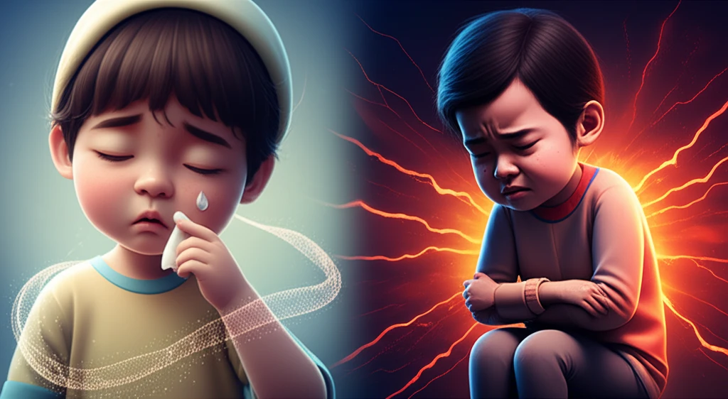 어린이 A형 독감과 일반 감기 구별법..