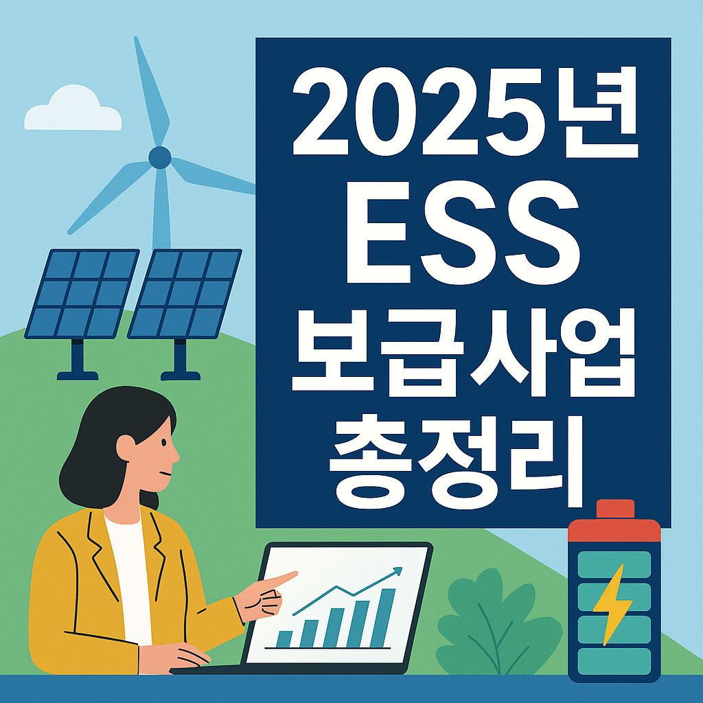 2025 ESS 보급사업 한눈에 정리: 설치 조건부터 지원금 신청까지