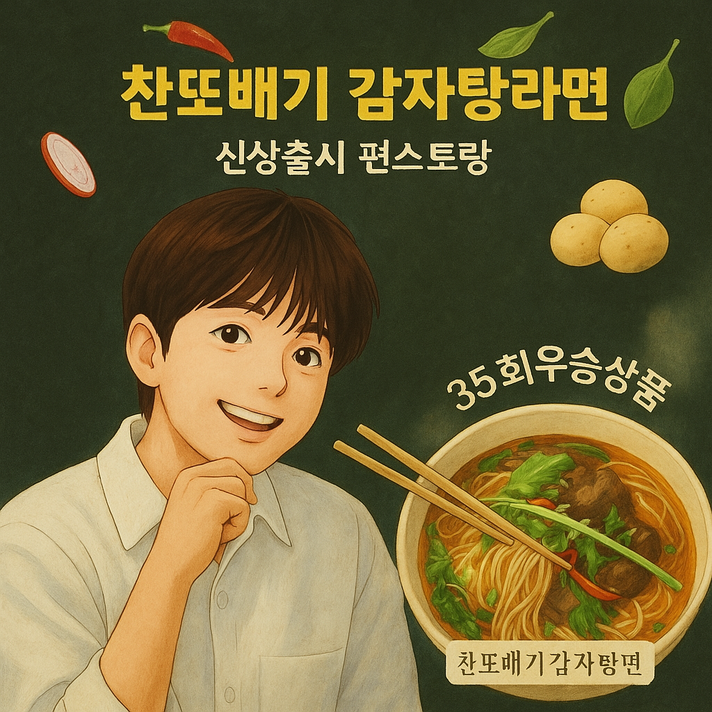 GS25 찬또배기 감자탕라면