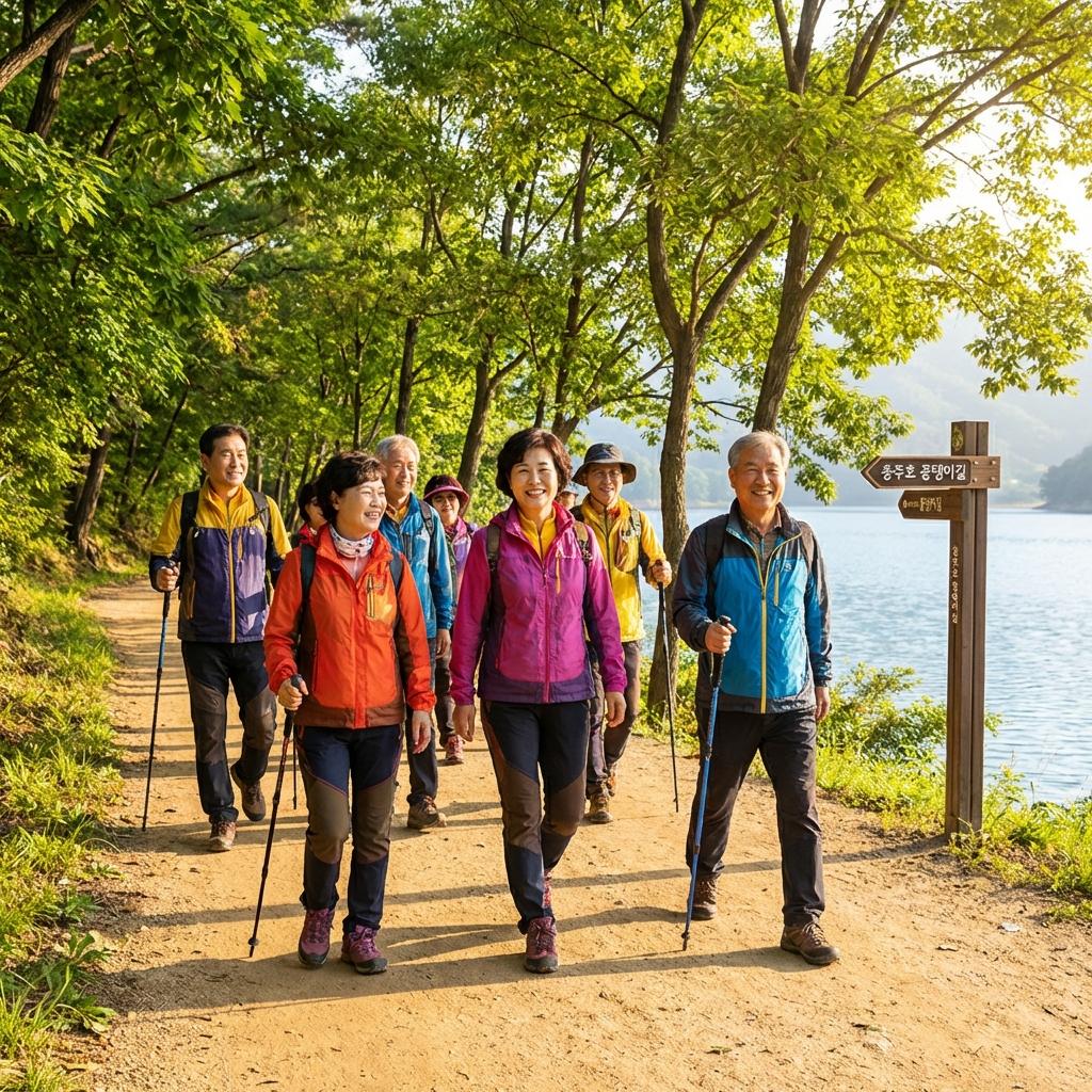 5060 걷기 초보자를 위한 무릎 무리 없는 구간